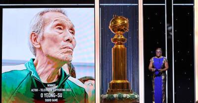 77-летняя звезда "Игры в кальмара" стал первым корейцем, получившим "Золотой глобус" - его поздравил даже президент