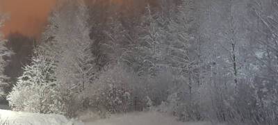Карелию во вторник ожидает мороз до -32°C