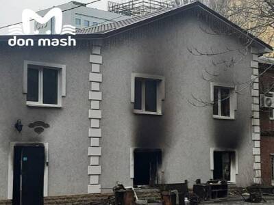 Салон эротического массажа загорелся в центре Ростова