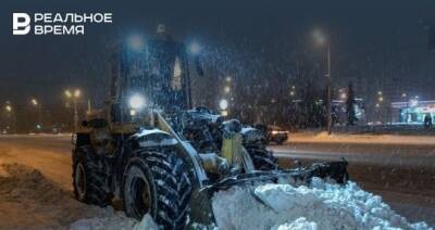 В Казани на ночную уборку улиц от снега вышли 367 единиц техники и 57 дорожных рабочих