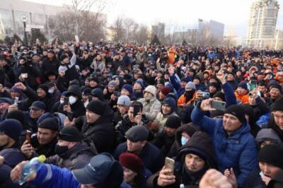 В Казахстане задержаны почти 10 тыс. участников протестов