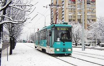 В Минске утром не ходили все маршруты трамваев