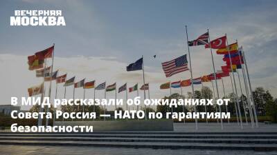 В МИД рассказали об ожиданиях от Совета Россия — НАТО по гарантиям безопасности