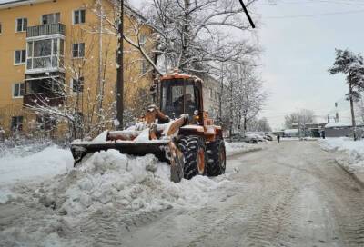 Из Гатчины вывезли более 10 тысяч кубометров снега за несколько дней