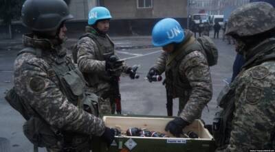 ООН выразила озабоченность из-за фото силовиков в голубых «миротворческих» касках