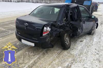 На трассе Цильна – Тагай – Чертановка водитель «Гранты» устроил ДТП с пострадавшими