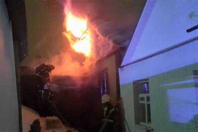 В Белгородской области частный дом сгорел дотла из-за неисправной печи