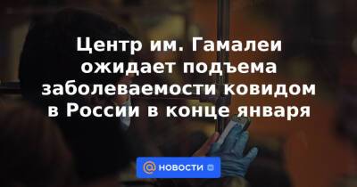 Центр им. Гамалеи ожидает подъема заболеваемости ковидом в России в конце января