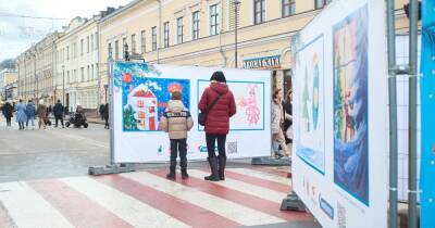 Во время Рождественских праздников в Киеве открылась благотворительная выставка детских рисунков