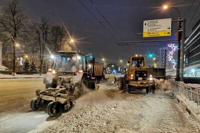 В Нижегородской области дороги чистят круглосуточно
