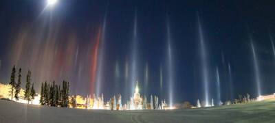 Необычное свечение зафиксировано на острове Валаам в Карелии (ФОТО)