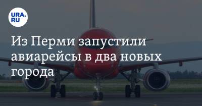 Из Перми запустили авиарейсы в два новых города