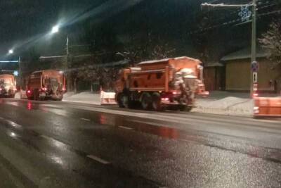 Уборка снега с тульских улиц ведётся в усиленном режиме