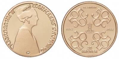 В Дании выпускают специальную монету к 50-летию королевы на троне