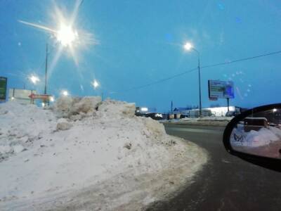 Навалы снега в Афонине уберут до 15 января