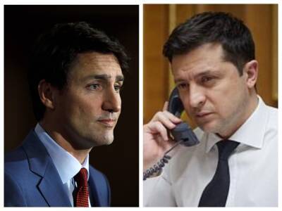 Зеленский поговорил по телефону с премьером Канады Трюдо