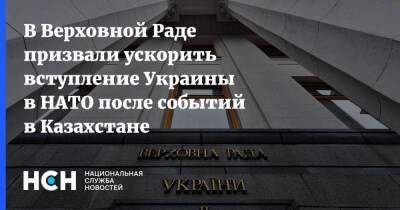 Александр Мережко - В Верховной Раде призвали ускорить вступление Украины в НАТО после событий в Казахстане - nsn.fm - Украина - Казахстан