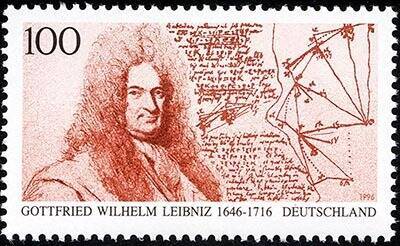 История Германии в почтовых марках: Готфрид Вильгельм Лейбниц