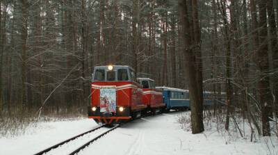 Детская железная дорога за новогодние праздники перевезла более 5,4 тыс. пассажиров