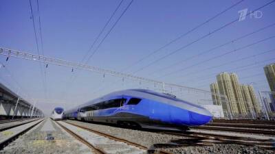 В КНР показали поезд, из которого будут вести трансляцию Зимних игр