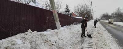 Первый замглавы Чехова Михальков призвал жителей выходить на уборку снега