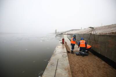 В Волгограде на финальный этап вышли работы по берегоукреплению