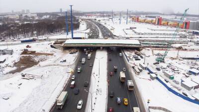 Собянин оценил реконструкцию развязки на пересечении МКАД и Алтуфьевского шоссе