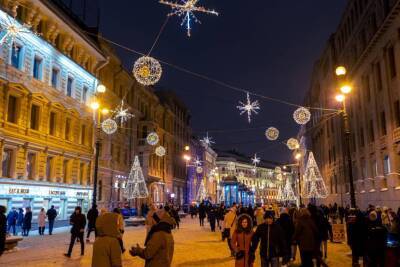 За время новогодних каникул Санкт-Петербург принял свыше 900 тысяч туристов