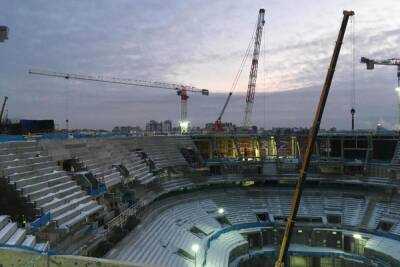 «СКА Арену» увенчает купол весом 5 тысяч тонн весной 2022 года