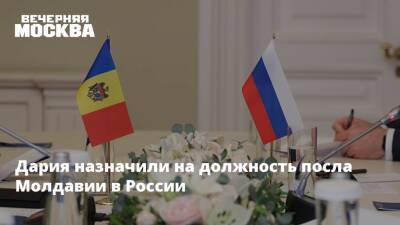 Дария назначили на должность посла Молдавии в России