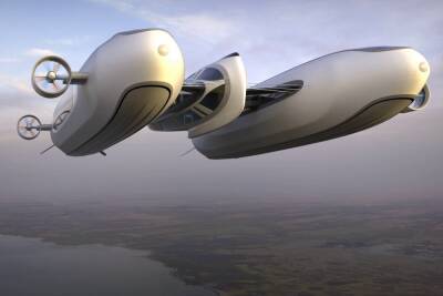 Итальянская дизайнерская студия Lazzarini показала концепт футуристической летающей яхты