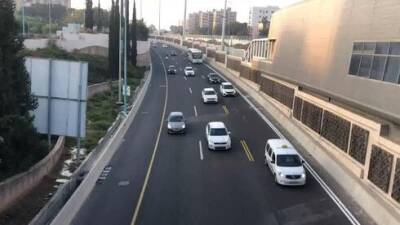 Почти локдаун: на дорогах Израиля резко снизилось количество машин