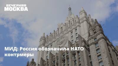 МИД: Россия обозначила НАТО контрмеры