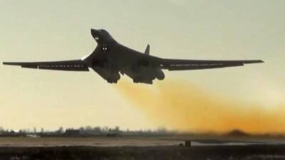 Видео первого полета новейшего российского бомбардировщика Ту-160М