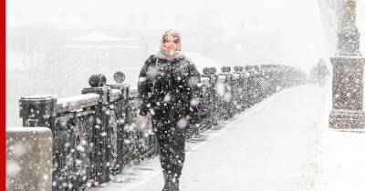 Снегопад, сильные порывы ветра и температуру до -8°C обещают в Москве 13 января