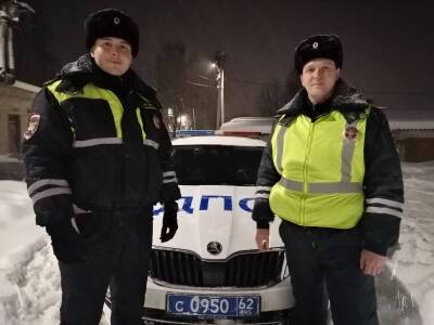 Рязанские полицейские помогли своевременно доставить в больницу задыхавшегося ребёнка