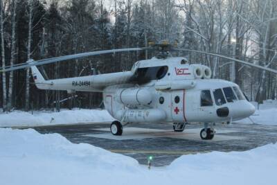 Семь человек доставили вертолётом санавиации из районов Карелии в Петрозаводск