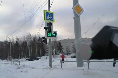 Второй светофор не выдержал натиска стихии в Петрозаводске