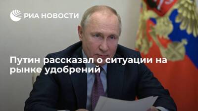 Путин о ситуации на рынке удобрений: главное, чтобы внутренний рынок был обеспечен