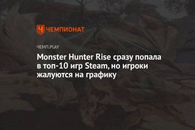 Monster Hunter Rise сразу попала в топ-10 игр Steam, но игроки жалуются на графику