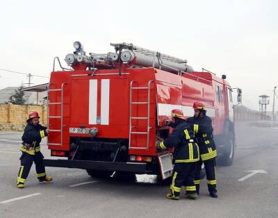 В Азербайджане проведены учебно-методические сборы пожарных расчётов (ФОТО)