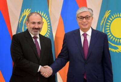 Пашинян и Токаев обсудили вывод миротворцев ОДКБ из Казахстана