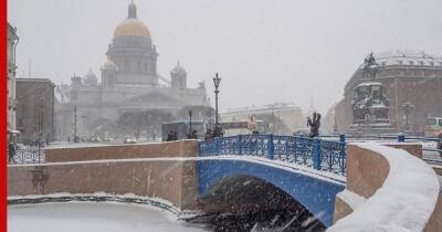 В Санкт-Петербурге снова ожидаются мокрый снег и сильный ветер