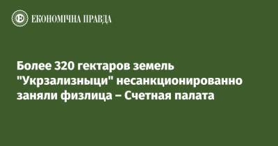 Более 320 гектаров земель "Укрзализныци" несанкционированно заняли физлица – Счетная палата