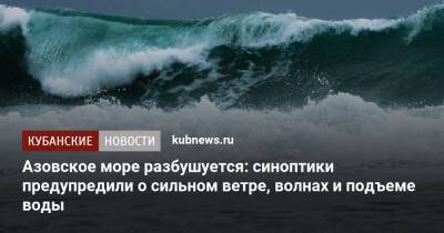 Азовское море разбушуется: синоптики предупредили о сильном ветре, волнах и подъеме воды