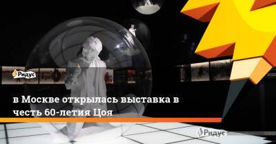 в Москве открылась выставка в честь 60-летия Цоя