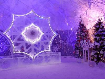 Снежинка не растает: в Новосибирск привезли символ новогодней столицы России