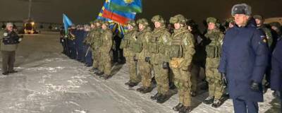 Костромские десантники вернулись из миротворческой миссии в Казахстане