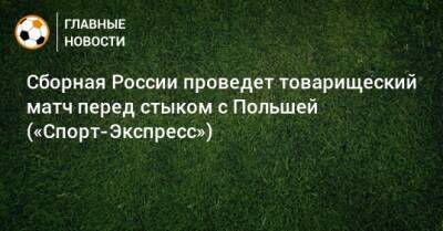 Сборная России проведет товарищеский матч перед стыком с Польшей («Спорт-Экспресс»)