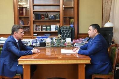 Зампредседателя правительства РФ Александр Новак провел встречу с губернатором Игорем Руденей